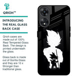 Monochrome Goku Glass Case for Oppo A78 5G