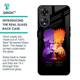 Minimalist Anime Glass Case for Oppo A78 5G