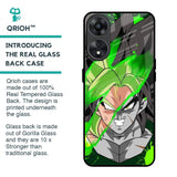 Anime Green Splash Glass Case for Oppo A78 5G