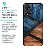 Wooden Tiles Glass Case for Oppo A78 5G