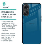 Cobalt Blue Glass Case for Oppo A78 5G