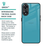 Oceanic Turquiose Glass Case for Oppo A78 5G