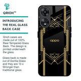 Sacred Logo Glass Case for Oppo A78 5G