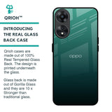 Palm Green Glass Case For Oppo A78 5G