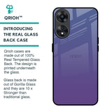 Indigo Pastel Glass Case For Oppo A78 5G