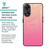 Pastel Pink Gradient Glass Case For Oppo A78 5G