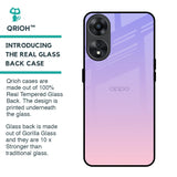 Lavender Gradient Glass Case for Oppo A78 5G