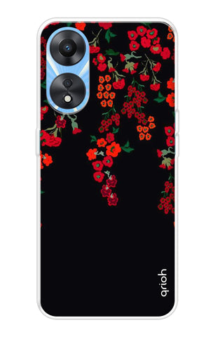 Floral Deco Oppo A78 5G Back Cover