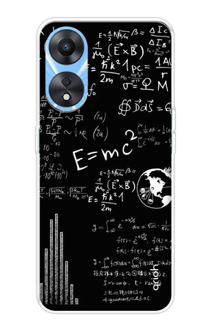 Equation Doodle Oppo A78 5G Back Cover