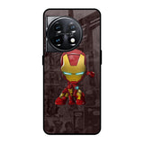 Angry Baby Super Hero OnePlus 11 5G Glass Back Cover Online