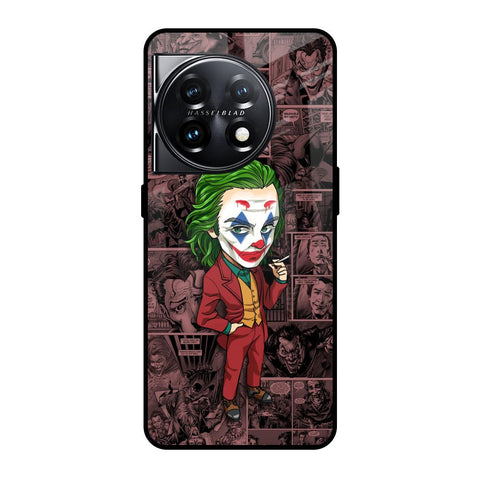 Joker Cartoon OnePlus 11 5G Glass Back Cover Online