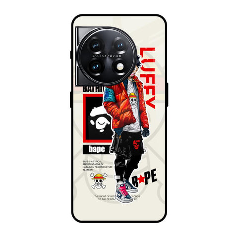 Bape Luffy OnePlus 11 5G Glass Back Cover Online