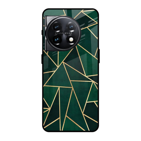 Abstract Green OnePlus 11 5G Glass Back Cover Online