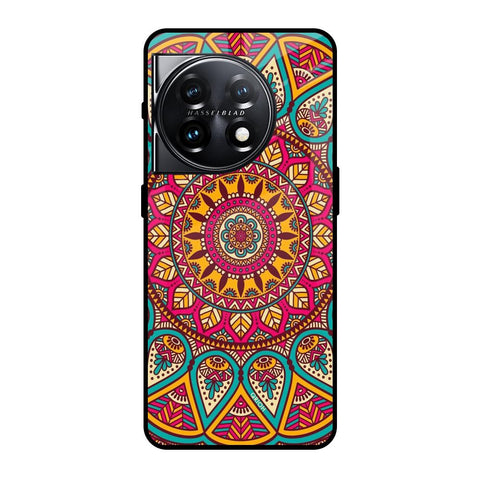 Elegant Mandala OnePlus 11 5G Glass Back Cover Online