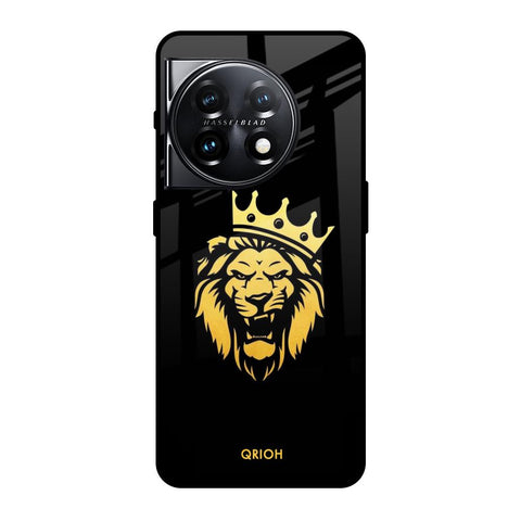 Lion The King OnePlus 11 5G Glass Back Cover Online