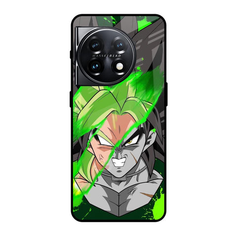 Anime Green Splash OnePlus 11 5G Glass Back Cover Online