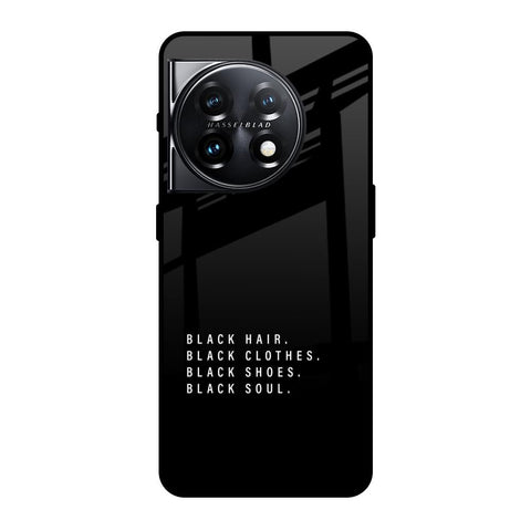 Black Soul OnePlus 11 5G Glass Back Cover Online