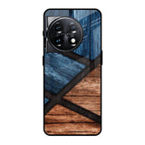 Wooden Tiles OnePlus 11 5G Glass Back Cover Online