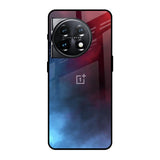 Smokey Watercolor OnePlus 11 5G Glass Back Cover Online