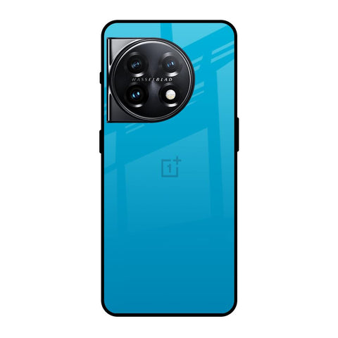 Blue Aqua OnePlus 11 5G Glass Back Cover Online