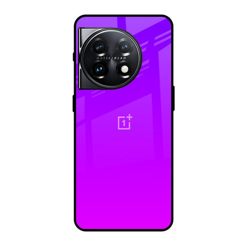 Purple Pink OnePlus 11 5G Glass Back Cover Online