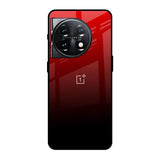 Maroon Faded OnePlus 11 5G Glass Back Cover Online