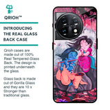 Radha Krishna Art Glass Case for OnePlus 11 5G