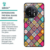 Multicolor Mandala Glass Case for OnePlus 11 5G