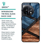 Wooden Tiles Glass Case for OnePlus 11 5G