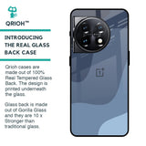 Navy Blue Ombre Glass Case for OnePlus 11 5G