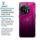 Purple Ombre Pattern Glass Case for OnePlus 11 5G