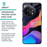 Colorful Fluid Glass Case for OnePlus 11 5G