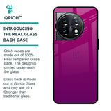 Magenta Gradient Glass Case For OnePlus 11 5G