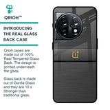 Grey Metallic Glass Case For OnePlus 11 5G