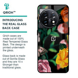 Flowers & Butterfly Glass Case for OnePlus 11 5G