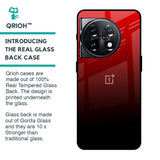 Maroon Faded Glass Case for OnePlus 11 5G