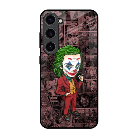 Joker Cartoon Samsung Galaxy S23 5G Glass Back Cover Online