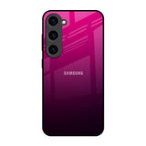 Purple Ombre Pattern Samsung Galaxy S23 5G Glass Back Cover Online