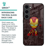 Angry Baby Super Hero Glass Case for Samsung Galaxy S23 5G