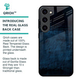 Dark Blue Grunge Glass Case for Samsung Galaxy S23 5G