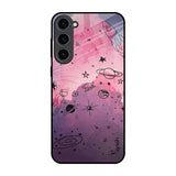 Space Doodles Samsung Galaxy S23 Plus 5G Glass Back Cover Online