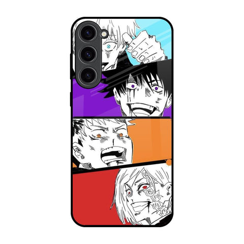 Anime Sketch Samsung Galaxy S23 Plus 5G Glass Back Cover Online