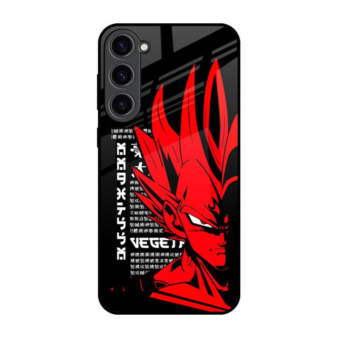 Red Vegeta Samsung Galaxy S23 Plus 5G Glass Back Cover Online