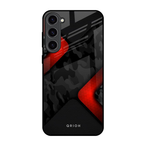 Modern Camo Abstract Samsung Galaxy S23 Plus 5G Glass Back Cover Online