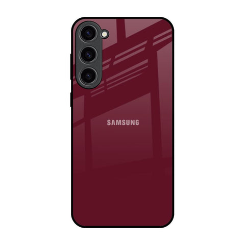 Classic Burgundy Samsung Galaxy S23 Plus 5G Glass Back Cover Online