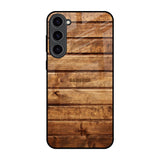 Wooden Planks Samsung Galaxy S23 Plus 5G Glass Back Cover Online