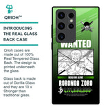 Zoro Wanted Glass Case for Samsung Galaxy S23 Ultra 5G
