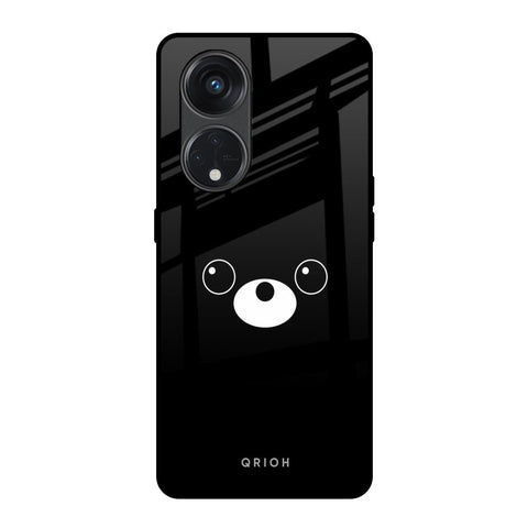 Cute Bear Oppo Reno8T 5G Glass Back Cover Online