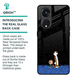 Night Sky Star Glass Case for Oppo Reno8T 5G