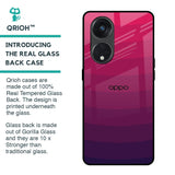 Wavy Pink Pattern Glass Case for Oppo Reno8T 5G